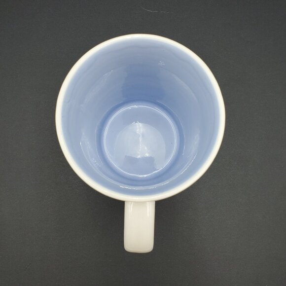 Tag Dog Mug White Mug with Black Etched Dog Puppy Mug with Purple Interior - Picture 5 of 8